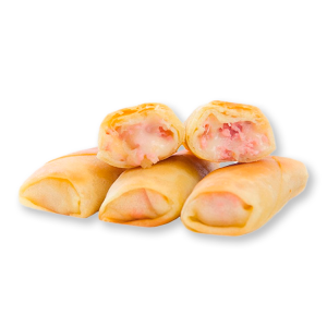Arrollado jamón queso 10 ud
