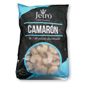 Camarón 36/40 crudo pelado jetro